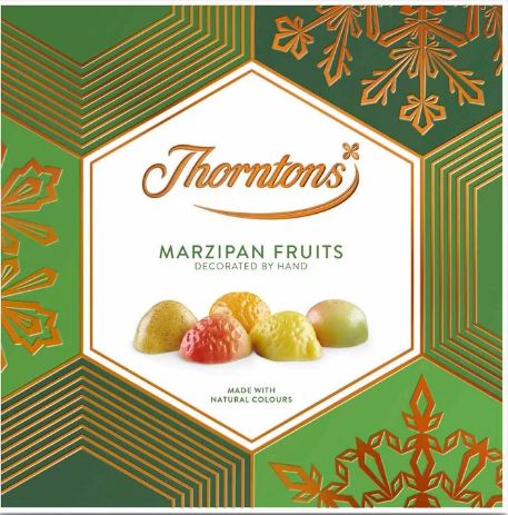 Thorntons | Christmas | Chocolate Boxes | 130g Thorntons Marzipan Fruits | Fresco Gourmet Coffee ...