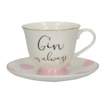 Ava & I Gin And Tonic Cup And Saucer (Item ID:5213684)