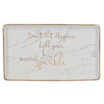 Ava & I Rectangle Trinket Dish - Don't Let Anyone Dull Your Sparkle (Item ID:5213685)