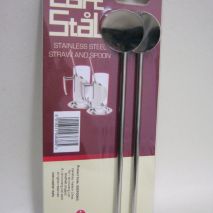 Stainless Steel Spoon/Straw (Item ID:SSSPOON/C)