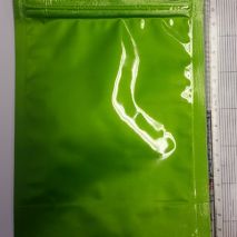 Green Resealable Foil Bags 130x200 (Item ID:GREFOIL130)